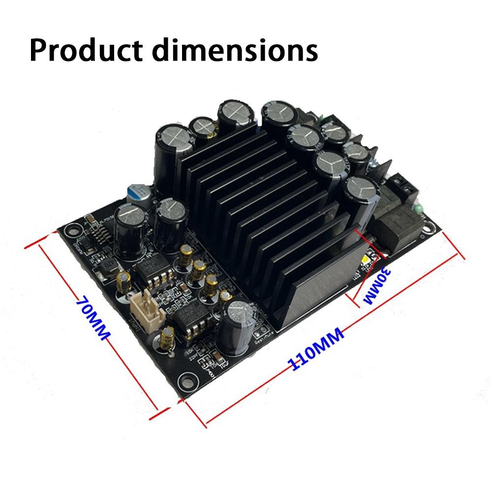 TPA3255 HiFi Digital Amplifier Board 600W 2.0 Stereo Power Amp Module 48V Class D 315W+315W DIY Audio DC
