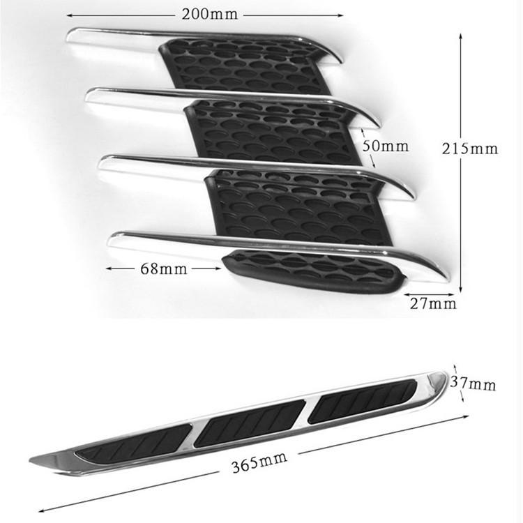 Dekorace žraločí žábry/falešný ventilační otvor na auto - Boční výstup vzduchu, Styl 59/617
