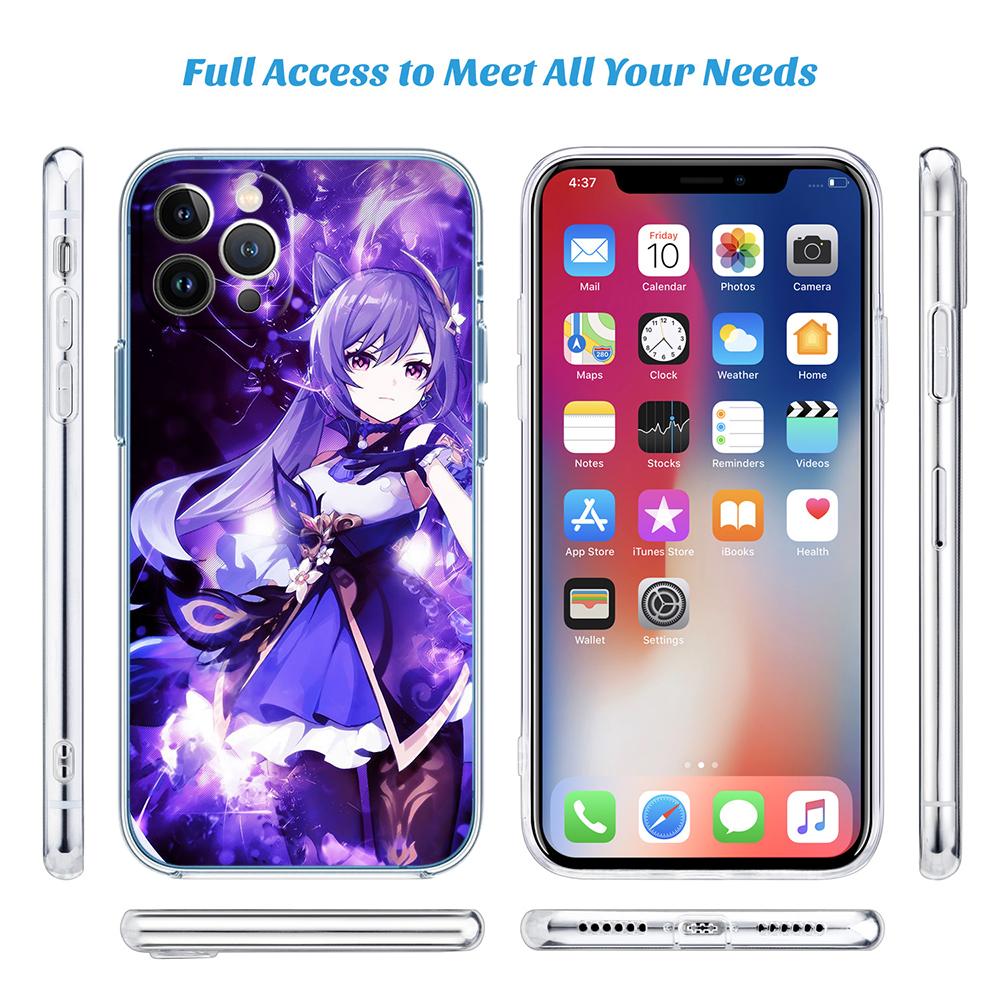 FM26 Genshin Impact Soft Shell Transparent Phone Case for Samsung Galaxy A04 A04S A14 A23 A34 A54 M23 M33 M52 M53