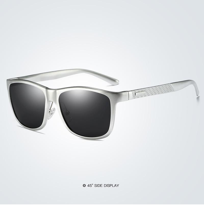 Aluminum Magnesium Men's Polarized Sports Sunglasses - Full Frame, Personality Style (Model XY045)