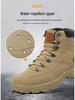 Men's Plus Size Mid-top Outdoor Training Boots - Non-slip & Wear-resistant for Hiking