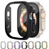 Glass+Case For Apple Watch Ultra 49mm Smartwatch PC Bumper+Screen Protector Tempered Cover Iwatch Series Ultra 2 3 Accessories