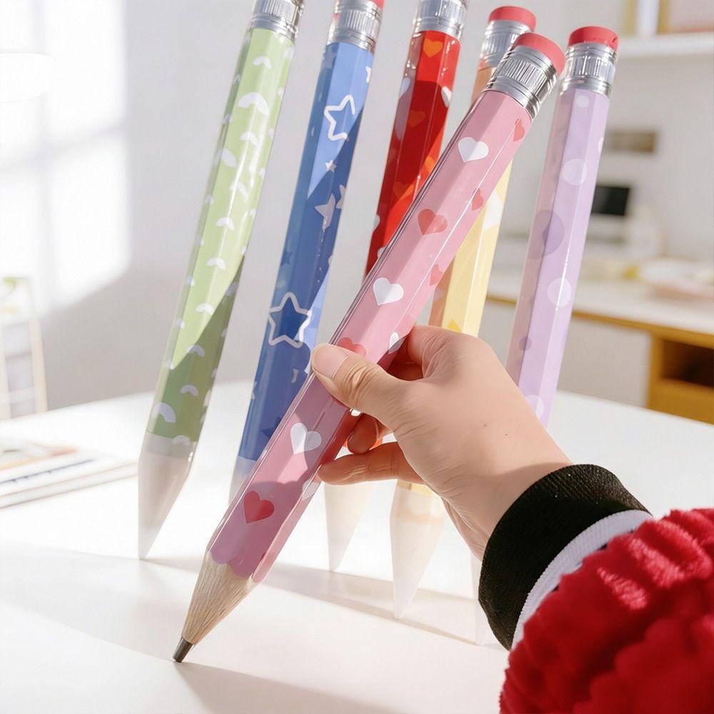 Wooden Big Pencil 34CM Giant Pencil Funny Stationery Pencil  Students
