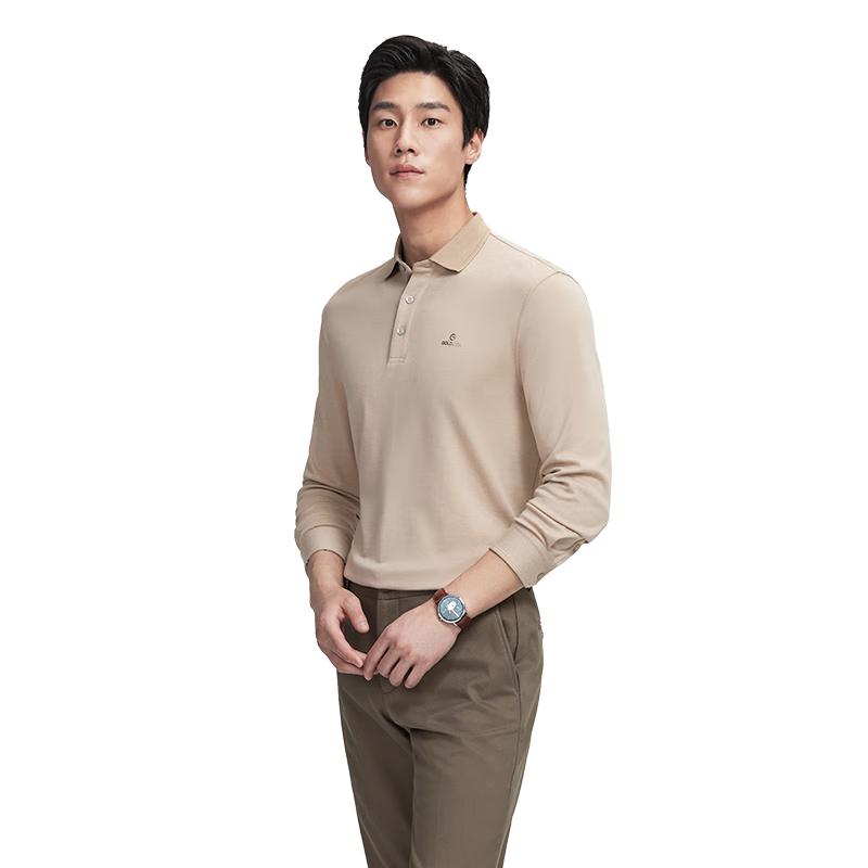 Goldlion Men s Modal Blend Anti-Wrinkle Long-Sleeve Polo Shirt XL