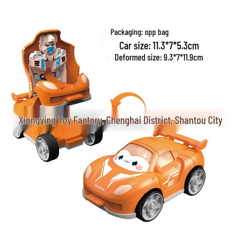 Children s 360° Rotating Inertial Deformation Car and Airplane Toy