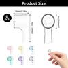6Pcs Electric Toothbrush Head Cover Toothbrush Dustproof Covers Cap Compatible with Braun Oral B Replacement Heads and iO Series