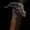 Gentlemen Walking Stick Antique Dragon Head Handle Nautical Wooden Walking Cane
