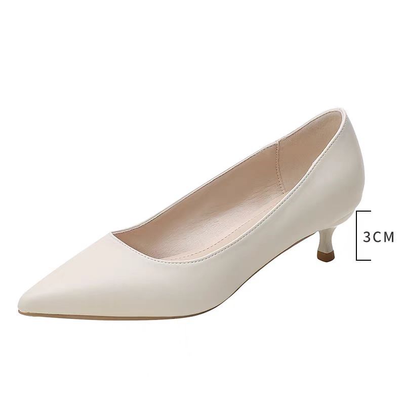 

Интеллектуальный темперамент Одиночные туфли Стилет Остроносые Женские туфли Деловые туфли для通勤 Профессиональные туфли на высоком каблуке 39