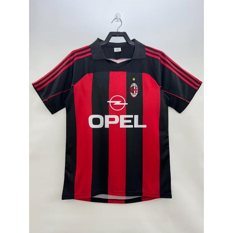 9596AC Milan Jersey No. 3 Maldini 18 Baggio 22 Kaka Short-sleeved Pants 12-13 Retro Football Jersey