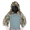 Combinaison Tactique de Sniper Camouflage 3D Costume de Combat Style Militaire Chasse Tir Camping