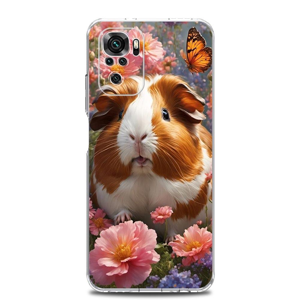 

Phone Case For Xiaomi Redmi Note 14 13 12 4G 9 8 10 11 Pro Plus 5G 14C 13C 12C 10C 9C 9A Clear Cover Animal Guinea Pig Cavy Cute Redmi Note 13 Pro 5G
