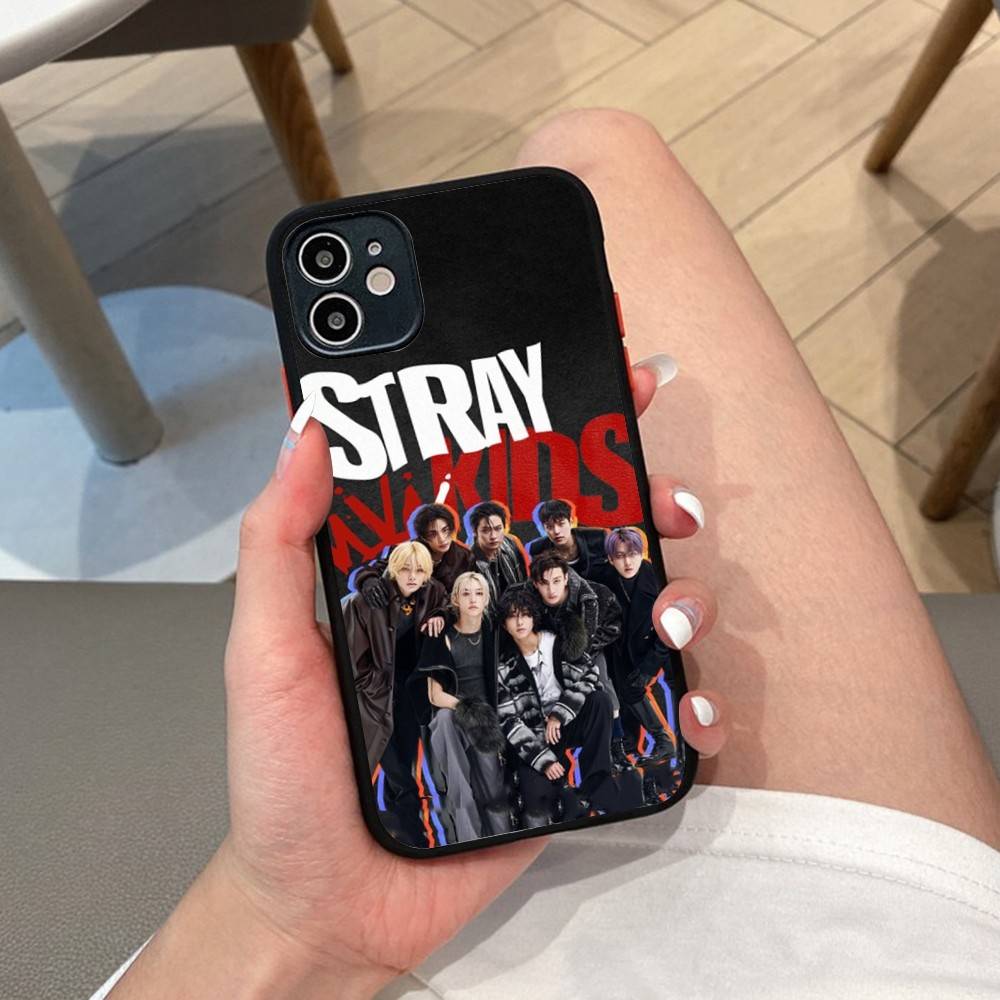 1pc Cool Kpop Singer S-stray K-kids Phone Case For IPhone 14 11 12 13 Mini Pro Max 8 7 Plus X XR XS MAX Translucent Matte Cover