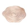 Modern Dining Table Accessories Rose Placemat for Table, Non-slip PVC Heat Resistant Mat with Kitchen Protection Mats Pattern, 38cm Washable