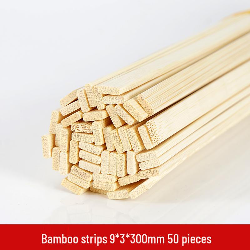 Bamboo and Wooden Craft Sticks: DIY Model Strips and Slices