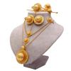 Orecchini Bracciali Anelli Collana Set Gioielli Sposa Festa Africana Dubai Set Gioielli Sposa Accessori Festa da Ballo