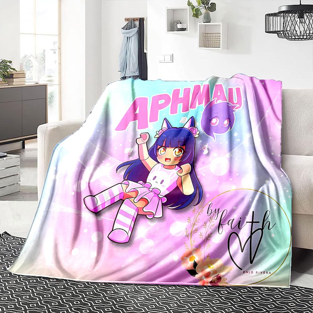 1Pc Aphmau'S Whimsical World Blanket For Couch Bed Plush Cozy Fuzzy Blanket Super Soft Warm Blankets For Fall And Winter 09181