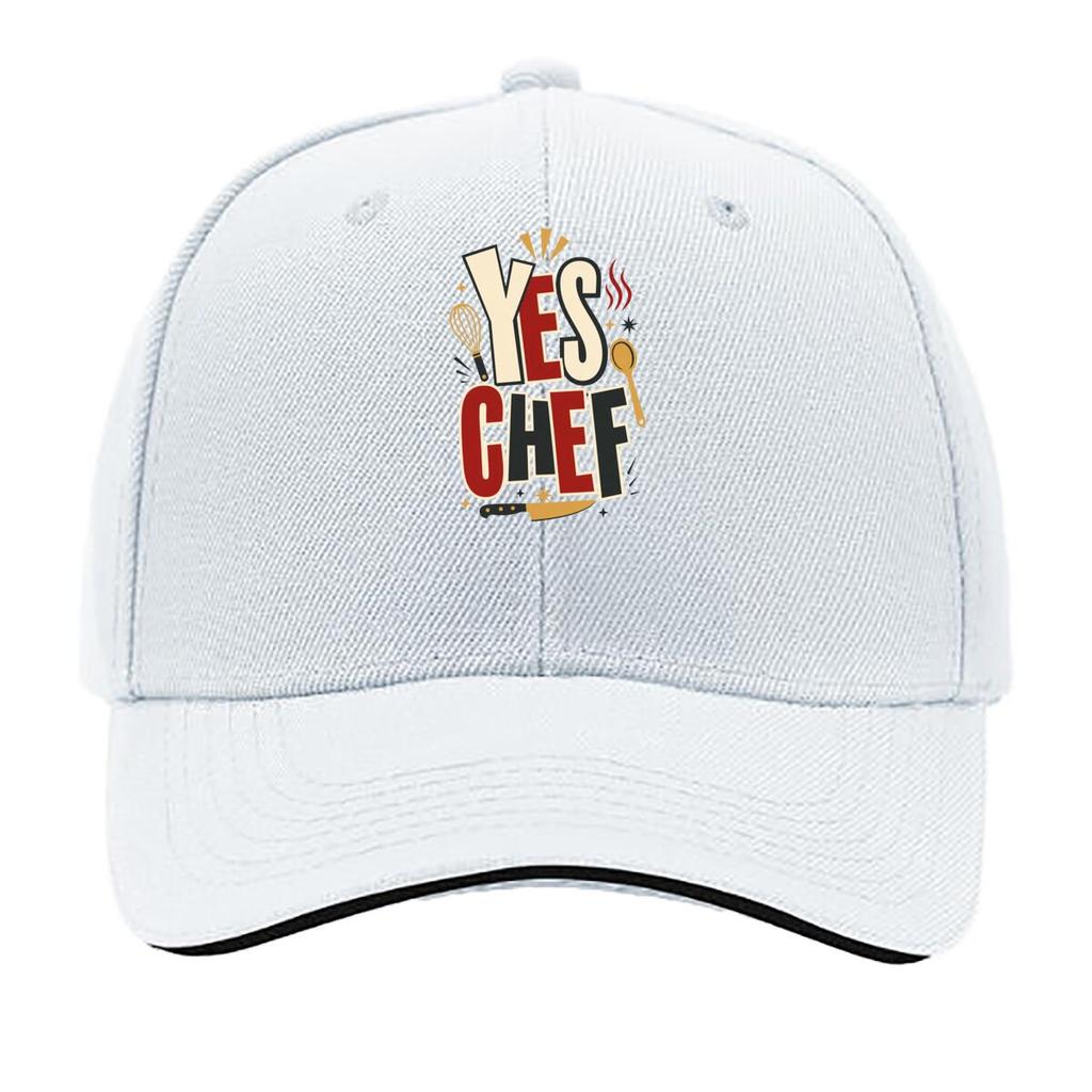 Bold Chef Typography StateUnisext Desig Sandwich Baseball Cap Sun Cap Outdoor Workouts Hat