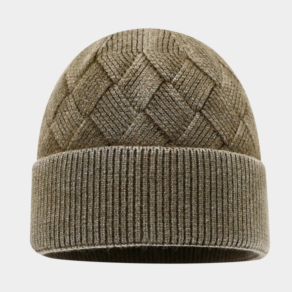 European and American fashion headgear autumn and winter core yarn couple ear protection knitted hat outdoor leisure shopping warm hat