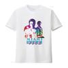 Miami Vice Crockett and Tubbs Maglietta Classica da Uomo con Licenza Serie TV Bianca vintage Lavata Top Per l'Uso Quotidiano Traspirante
