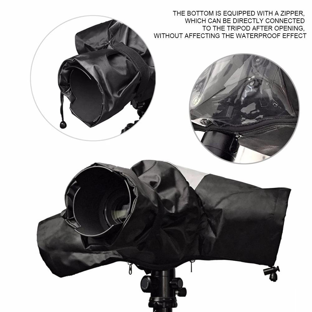 Universal Waterproof Camera Rain Cover For Dslr/mirrorless, Anti-fog Windproof Protective Raincoat For Canon Nikon Sony, Professional Weather