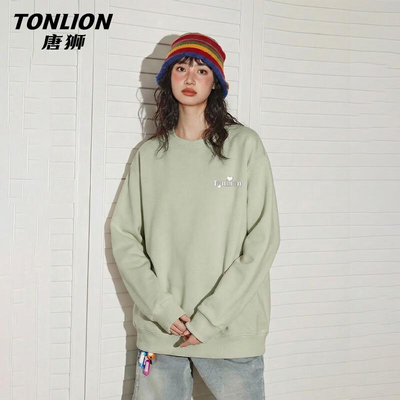 TonLion Women's Long Sleeve Crewneck Sweatshirt
