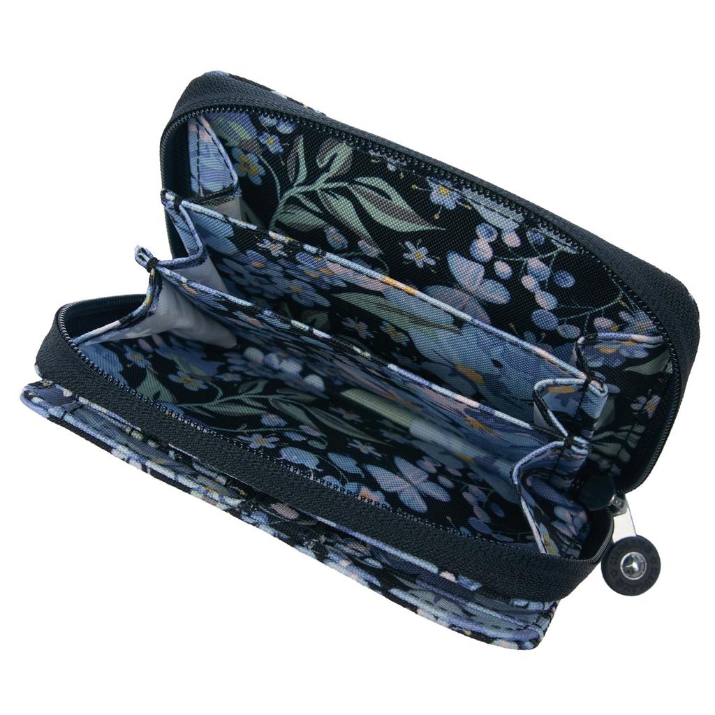 Kipling Japan Limited Edition Money Love Blue Flower Print KI6791U9N 0.01L