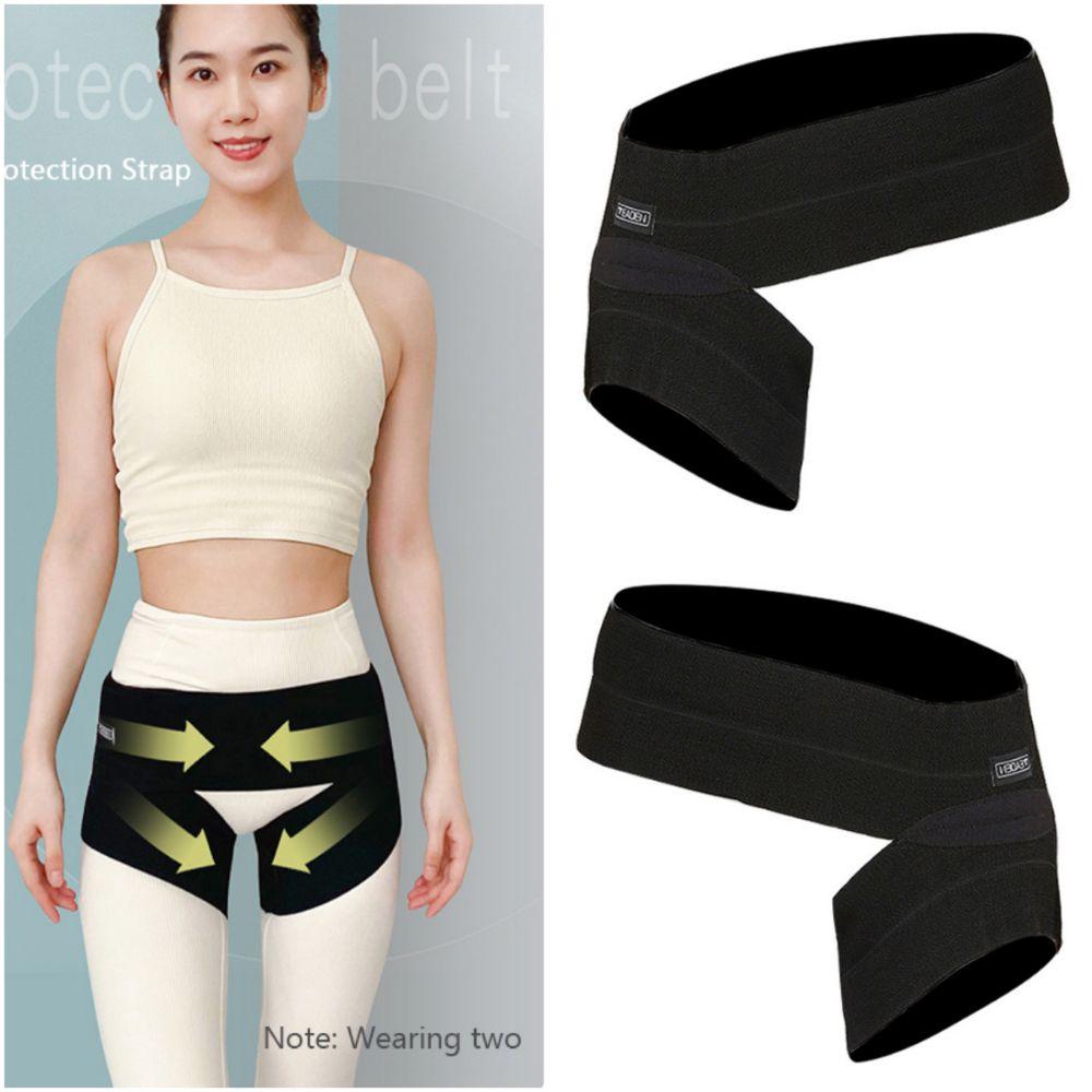 Pain Relief Groin Wrap Elastic Webbing Thigh Support Brace Compression Sleeve  Elastic Webbing