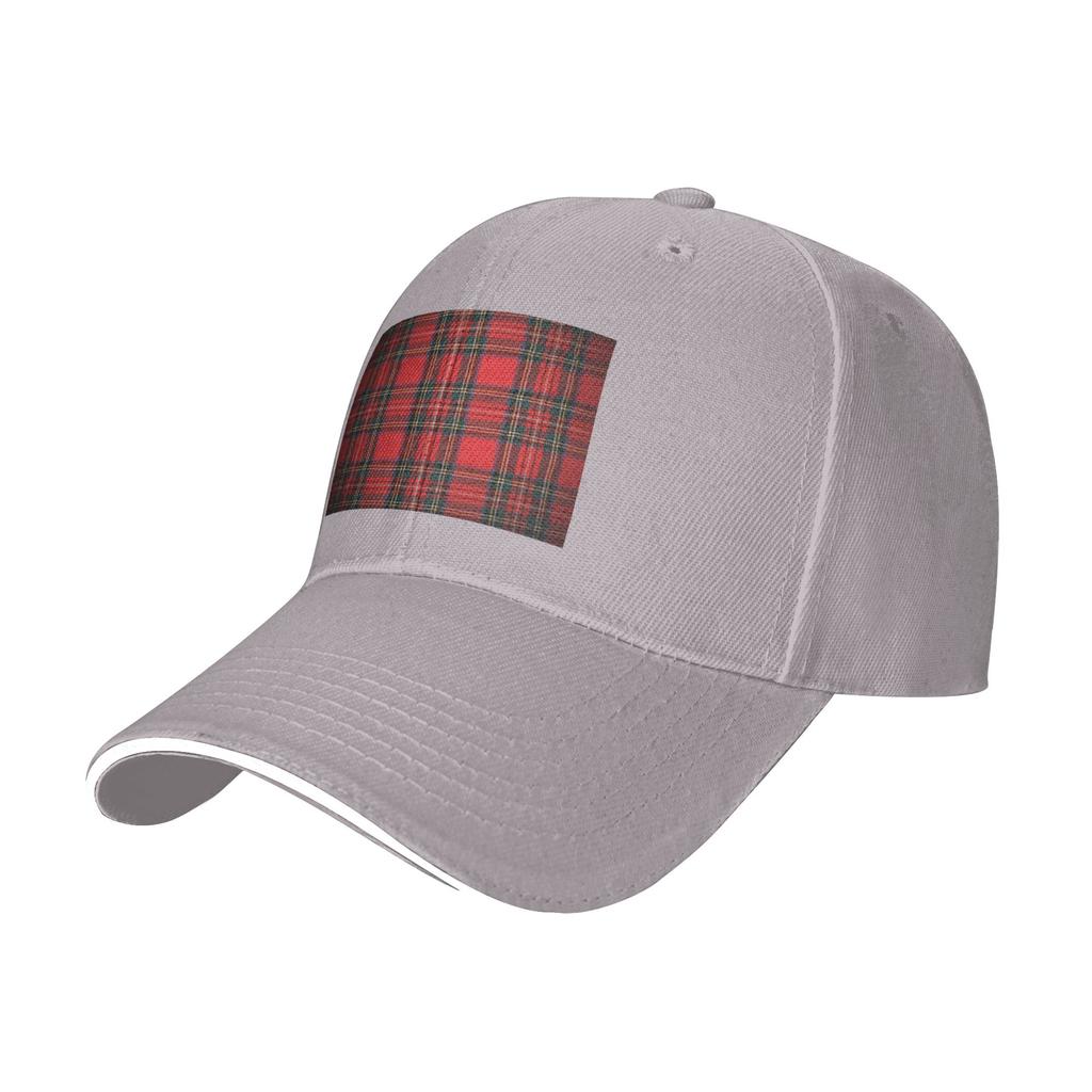Royal Stewart Tartan Cap Fashion Baseball Caps Adjustable Hat Hip Hop Summer Unisex Baseball Hats Customizable Polychromatic
