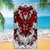 Skelettwald Strandtuch Dunkle Fantasie Nachtlicht Windbedrucktes Handtuchdecke Strandpooltuch