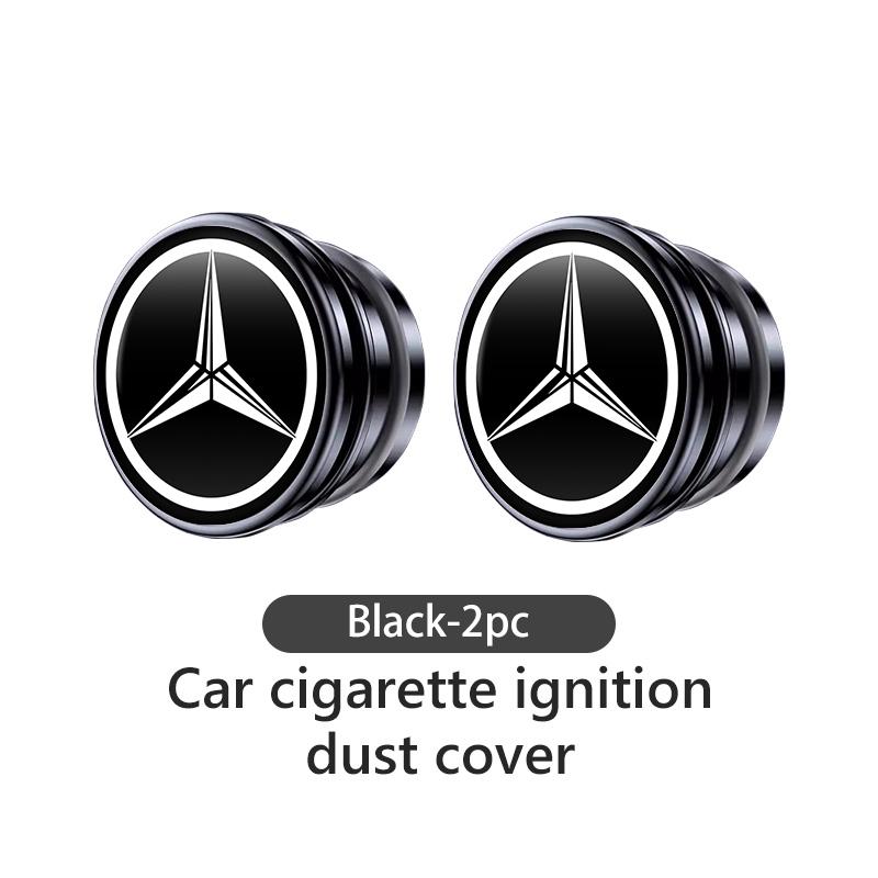 LSEV2 Car Cigarette Lighter Dustproof Plug Button Cover Accessories For Mercedes Benz C180 C300 W124 W176 W177 C200 C260 GLC CLE CLA