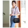 Dámská měkká PU kůže Vintage stylová crossbody taška