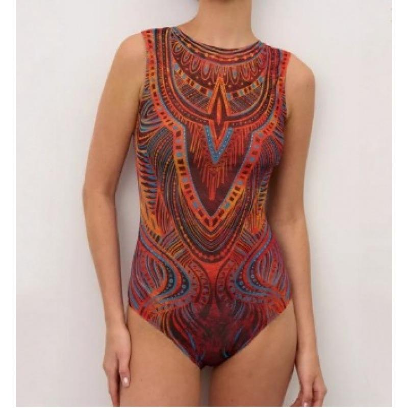 Sunscreen Swimsuit Women's European and American One-piece Swimsuit Bikini