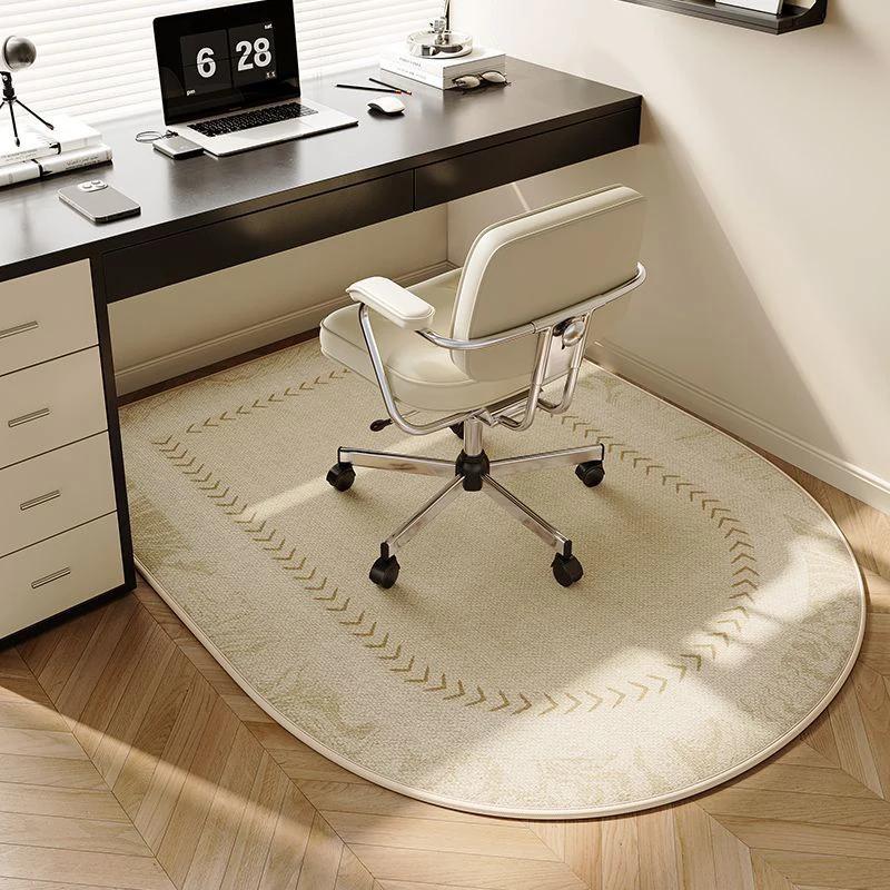 Nordic Style Simple Computer Chair Mat E-sports Swivel Chair Non-slip Carpet Living Room Table Study Desk Office Foot Mat
