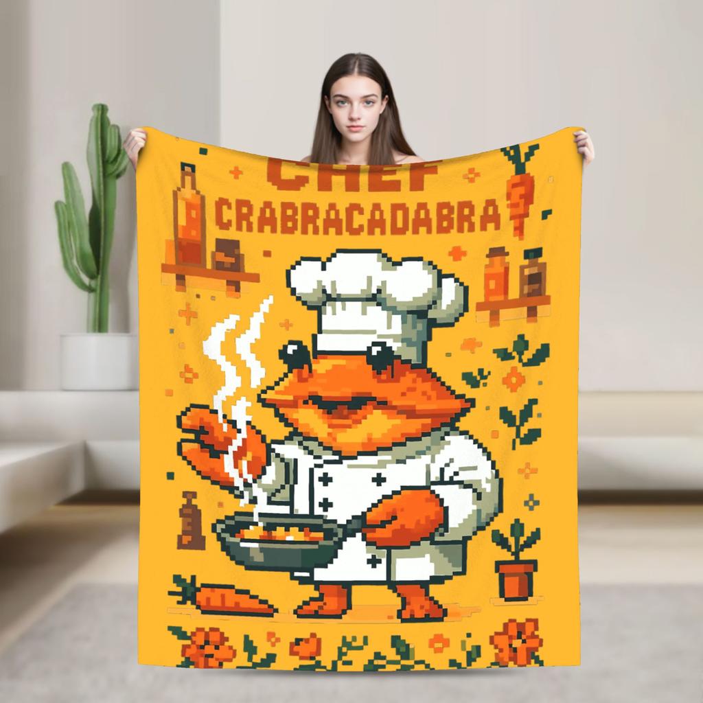 Cappuccino Assassino Italian Brainrot Memes Blanket Travel Flannel Bedding Throws For Couch Chair Sofa Bed Super Soft Bedspread