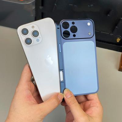 Offizielle Schlanke Sofort 17 Matt Rückseite Hülle Für Für Iphone 16 15 14 13 Pro Max Metallrahmen Kamera Schutz Rückabdeckung