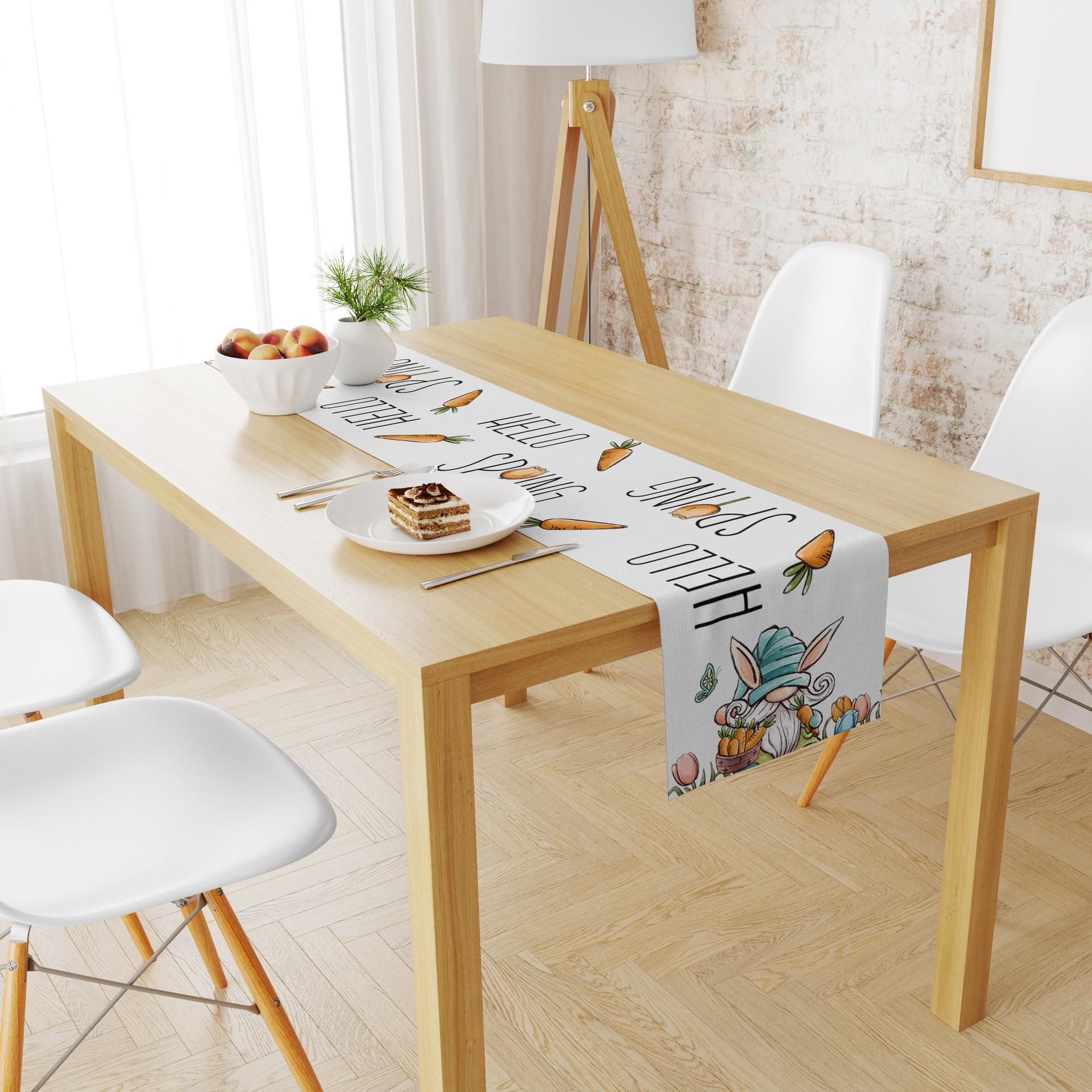 Пасхальный стол флаг льняной печатный журнальный столик для гостиной праздничная — фото 8