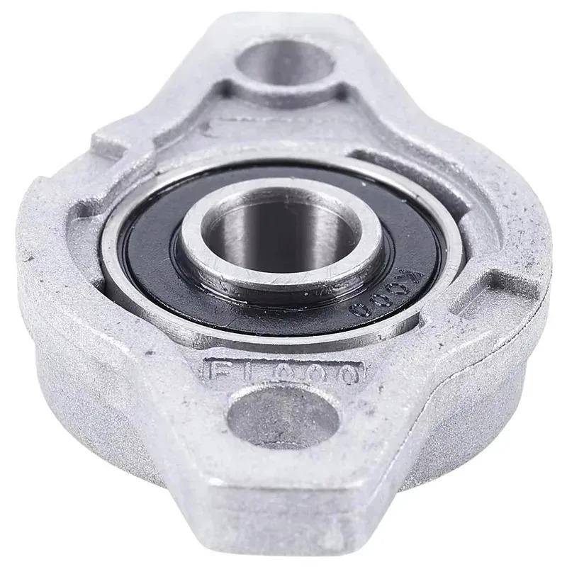 For Popular 2pcs KFL000 Bore Inner 10Mm Flange Ball Mounted Pillow Block Bearings Popular