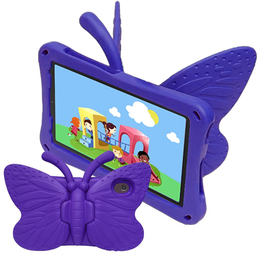 EVA Kids Cute Case Universal for Huawei MatePad T8 8.0 2020 MediaPad M6 8.4 M5 Lite 8.0 Folding Wings Stand Cover 3D Butterfly