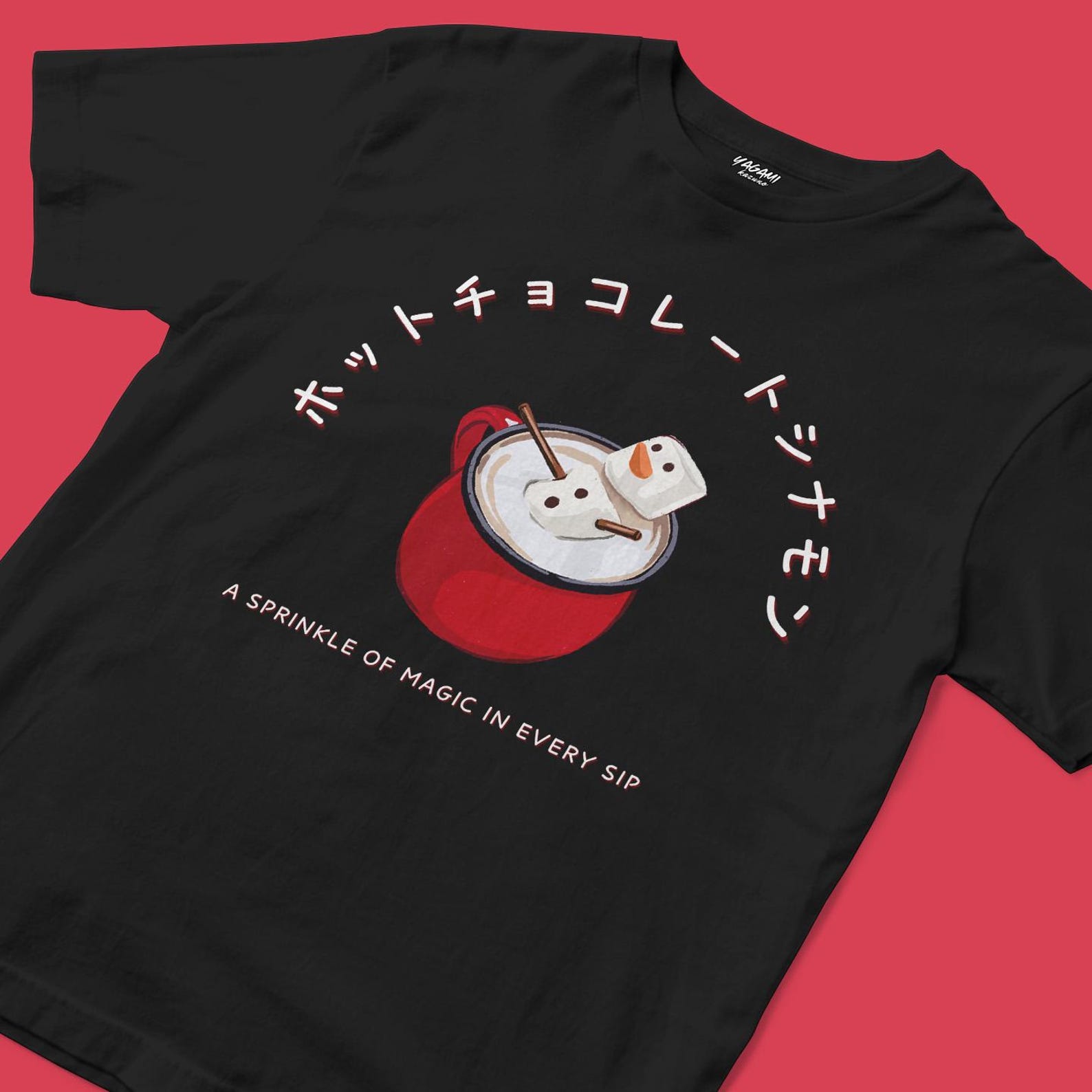 Hot Chocolate Cinnamon Shirt | Japanese Winter Drink Tee S