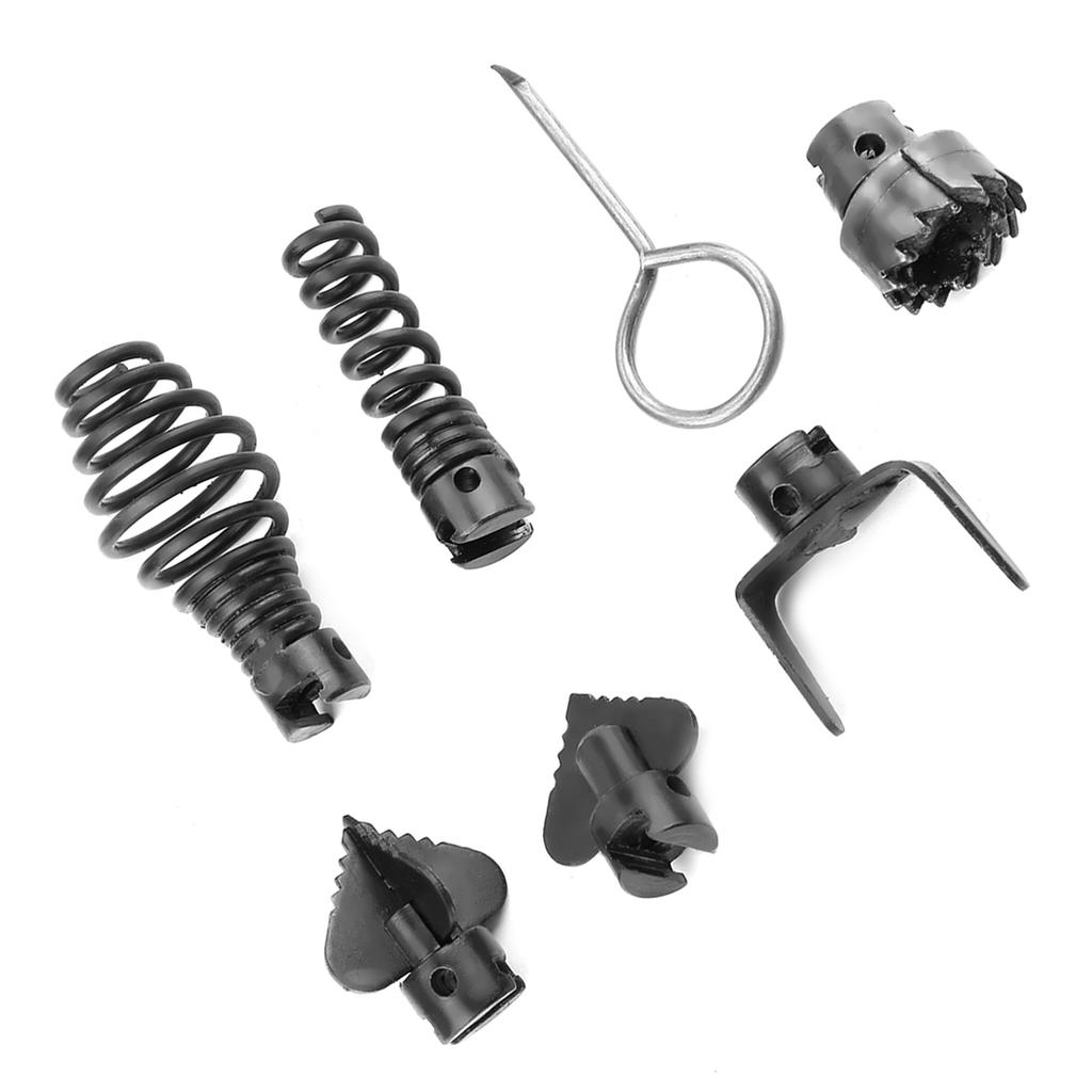 7Pcs 16mm Manganese Steel Drain Cleaner Pipeline Dredging Machine Cutting Head