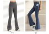 High Waist Seamless Bell Bottom Yoga Pants - Nude Feel, Butt Lifting, Quick Dry, Fitness Wear