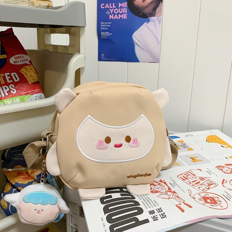 

Cute Lightweight And Cartoon Sheep Canvas Bag For Kids And Adults Adorable Design хаки