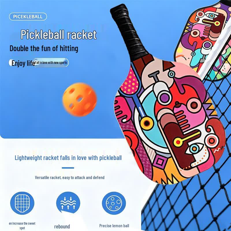 JIMAi Fiberglass Pickleball Racket Set