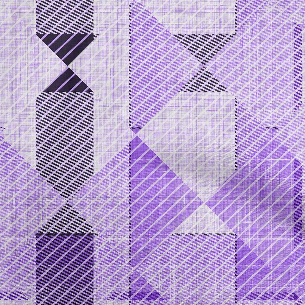 oneOone Baumwoll-Flex-Stoff in Grün, kariert, Nähmaterial, bedruckter Stoff, Meterware, 40 Zoll