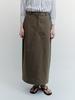Tollo Classic Long Skirt (Khaki)