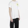 Off-White Yellow Caution Tape Arrow Short Sleeve T-Shirt Men Tops White OMAA002S181850060160