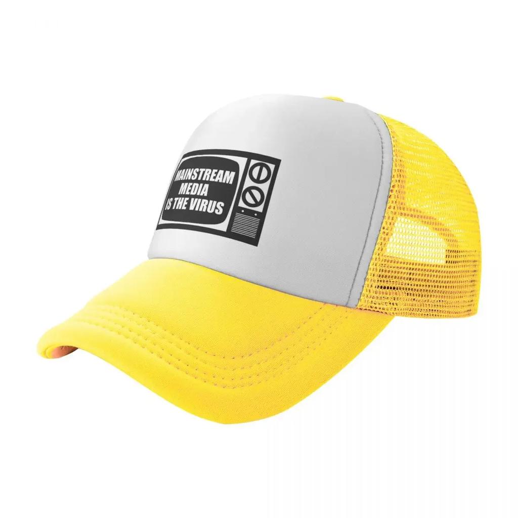 Media Lies Baseball Cap Brand Man Cap Sun Cap Tea Hat Streetwear Trucker Hats For Unisex Women's