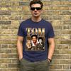 Maglietta in Cotone Tom Jones per Unisex Estate Streetwear Magliette Girocollo Hipster T-shirt Oversize Abbigliamento con Fantasia