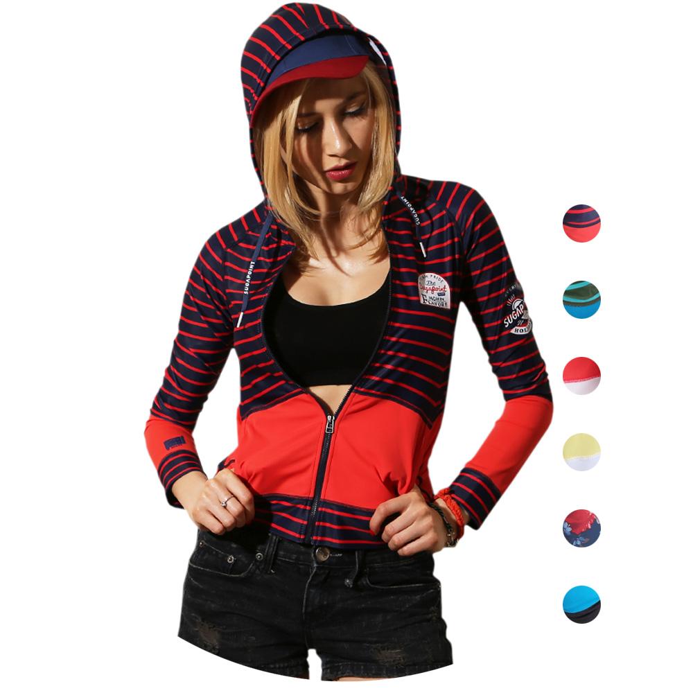 SUGAPOINT Women'S Surfing/Wakeboarding Rash Guard Belly