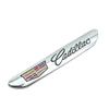9.5x1.5cmMetal Car Fender Side Emblem Stickers Rear Trunk Badge for Cadillac ATS BLS CT4 CT5 CT6 CTS EXT SLS STS XT4 XT5 XT6 XTS